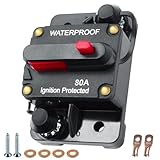 BFXM Manual Reset Circuit Breaker 80A1, Black, BFXM-MRCB-80A1