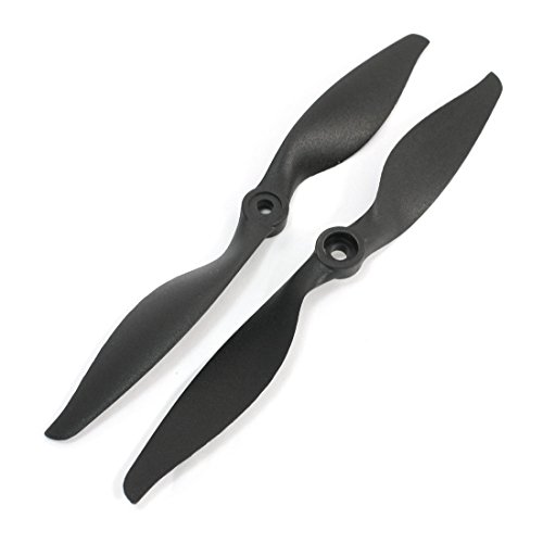 uxcell 2pcs 7mm Hub Thick E 7 x 6 Propellers w Adapter Rings for RC Airplane