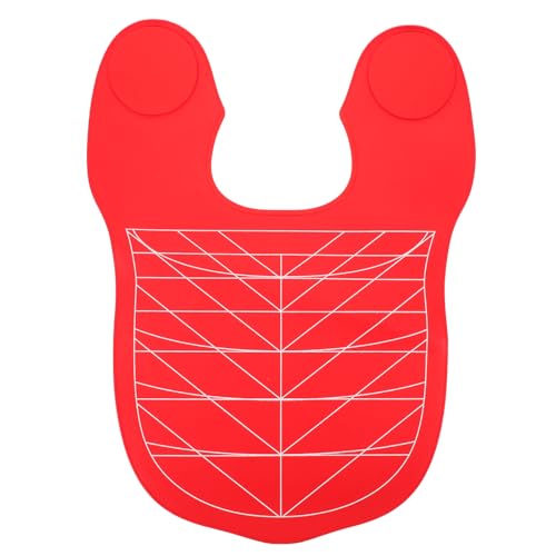 Capa impermeable para corte de cabello Rojo miniatura 1