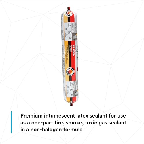 3M Fire Barrier Sealant CP 25WB+, Red, 20 fl oz Sausage Pack - image 5