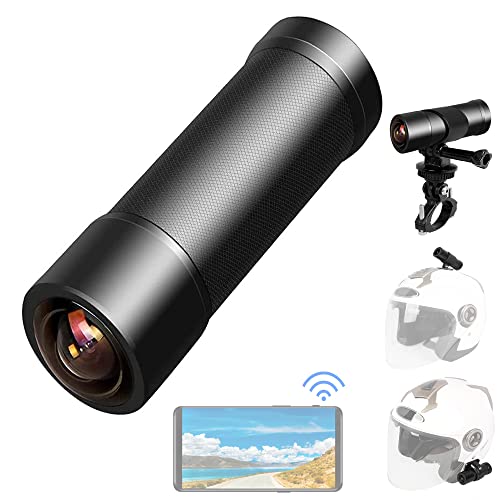 Vsysto 2K Helmet Camera For Motorcycle Bike, Portable Wifi Waterproof Motorcycle Dash Cam Action Cam, 170° Super Wide Angle Night Vision Sonyimx335 Lens, Wdr, Loop Recording #TOP18