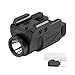 Gmconn 700 Lumen Pistol Light, Compact Adjustable Rail Mounted Flashlight Mini Weapon Light with Strobe Mode for Picatinny MIL-STD-1913, Glock