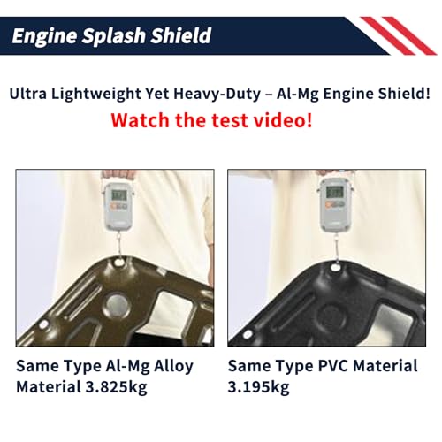 Image of Aluminum-Magnesium Alloy Engine Splash Shield Guard for KIA K5 2021-2025 2026 Lightweight Heavy-Duty Skid Plate w /Extended Cover, Service Holes & Vent Design - Rustproof