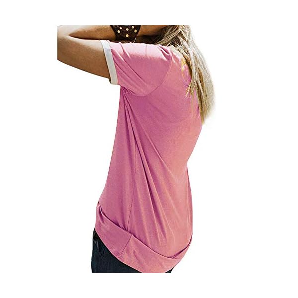 YEXIPO Womens Bring On The Sunshine T-Shirt Graphic Tees Letter Printed Loose Casual Summer Funny Tops - Image 3