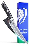 Dalstrong Fillet Knife - 6 inch - Gladiator Series Elite - High Carbon German Steel - Black G10 Handle - Sheath Included - Razor Sharp Kitchen Knife - Boning Knife - NSF Certified