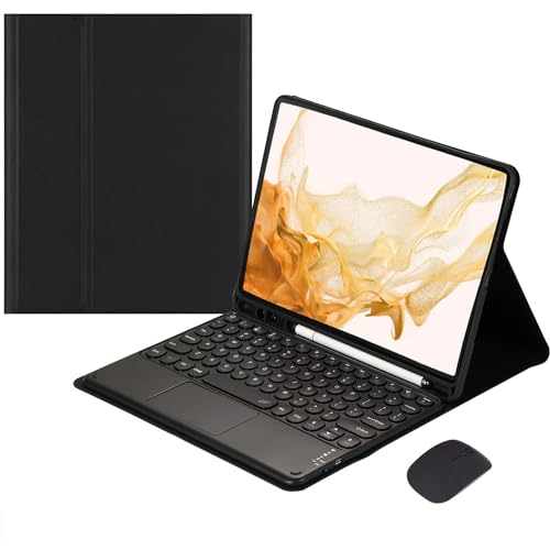 EHLCYS Funda con Teclado para Samsung Galaxy Tab A7 10,4 Pulgadas Modelo 2020 (SM-T500/T505/T507)...