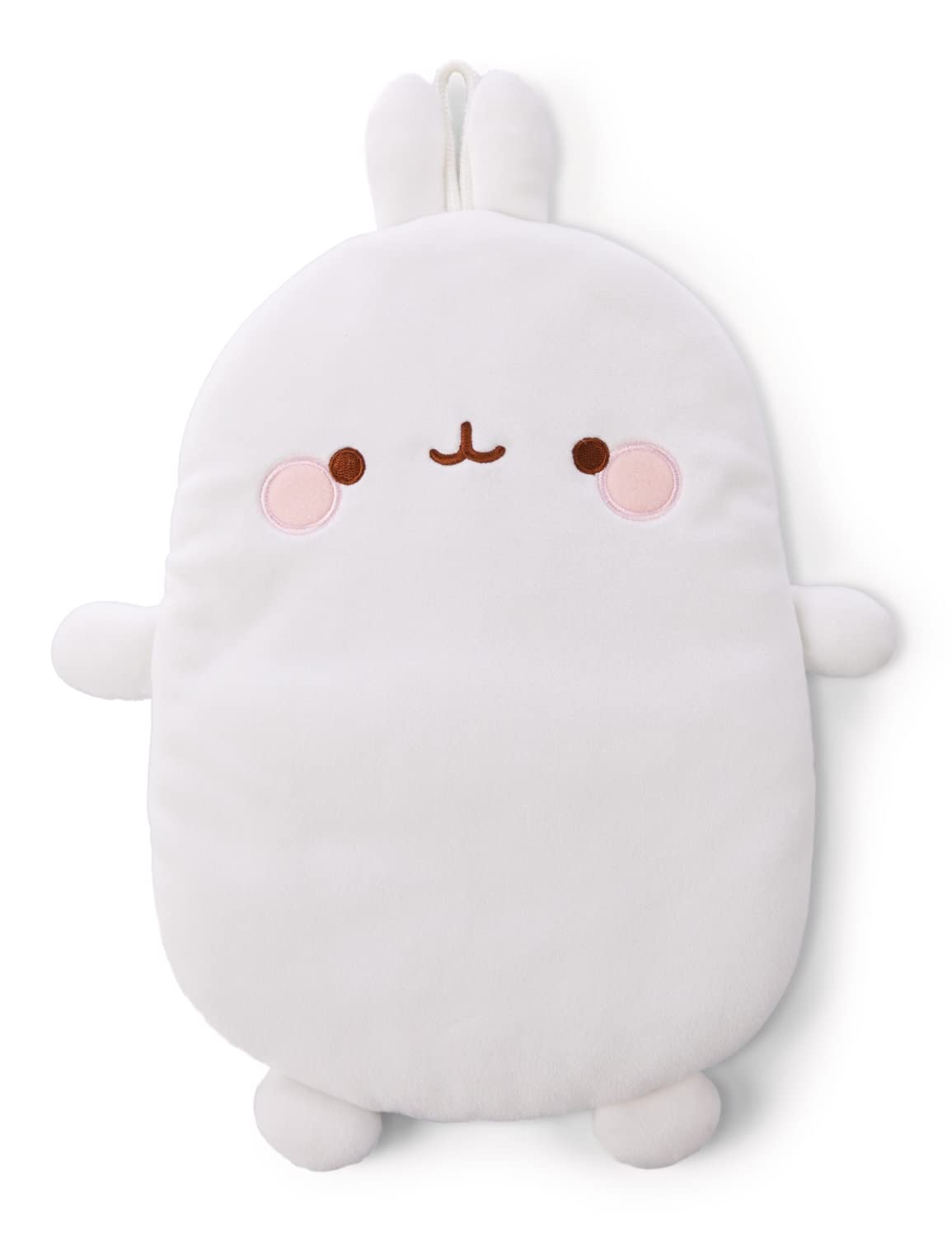 NICI- Bouillotte Lapin Molang 350 ML, 47753, Blanc