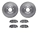 Dynamic Friction Company Front Brake Rotors with 5000 Advanced Brake Pads 6502-59453