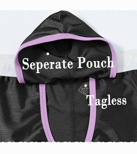 JINSHI Men’s Sexy Open Front Boxer Briefs Glossy Silk Boxers Shorts Soft Breathable Comfortable Underwear Multipack4