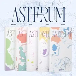 Asterum : 134-1 - Lyrics Book, Sticker, Polaroid, Fragrance Tag, 2 Mini Postcards, Member Photocard, Group Photocard, Unit Photocard + Member Starshard Photocard