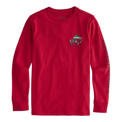 vineyard vines Boys' Santa Expedition Long-Sleeve Tee2