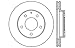 StopTech 127.45048L Sport Drilled/Slotted Brake Rotor (Front Left), 1 Pack