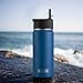 koodee 16 oz Insulated Bottles Replacement Stainless Steel Straws-6.5 inch,Reusable,Fit for Hydro-Flask and More Bottles(2Pack)
