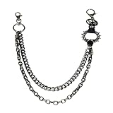 Vintage Trousers Chain Punk Pants Jeans Chain Pocket Chain Fashion Accessory with Lobster Clasps