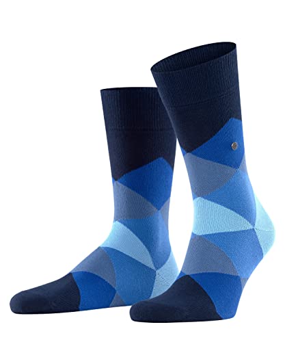 Burlington Clyde Chaussettes Homme Coton Blanc Noir Plus De Couleurs Renforcées Fines Motif Fantaisie TAILLE UNIQUE Idée Cadeau 1 Paire