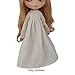 XiDonDon Doll Clothing Extra Long Robe for Blyth,Ob24,Licca,Azone BJD Doll Clothes Toys Accessories Gifts (Off-White) (Only Clothes)