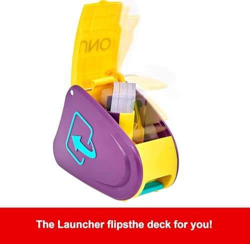 Mattel Games UNO Flip Attack Kartenspiel für Kinder, Erwachsene & Familie kombiniert UNO Flip und UNO Attack in einem tollen Spiel – Bild 4