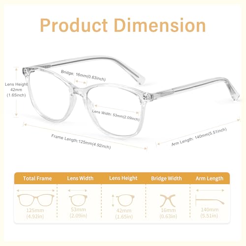 Image of Madison Avenue Blue Light Blocking Glasses Lightweight Computer Game Eyeglass,Anti Eyestrain & UV Glare