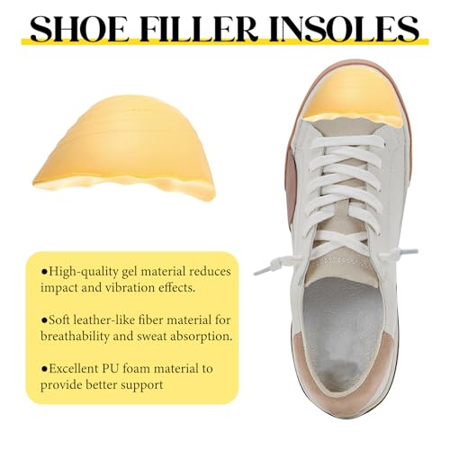 8 Piezas Relleno para Zapatos Demasiado Grandes miniatura 4