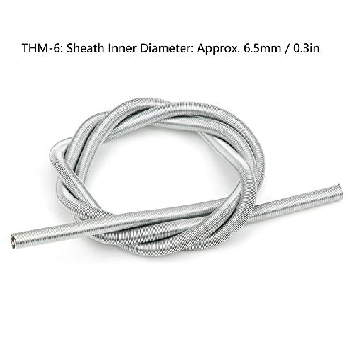 Tube Spring Wrap, No. 70 Carbon Steel Wire, Herramienta anti erosión y corrosión, para limaduras de hierro a alta temperatura, Herramienta protectora para tubo (THM6) miniatura 5