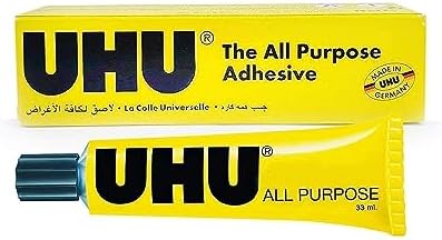 UHU all purpose adhesive clear glue 33ml tube better value than the 35ml version!