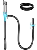 SMART JERRY - Portable Fuel Transfer Pump Battery Powered - 2.8 GPM Electric Liquid Transfer Pump for Gasoline, Water, Oil, 12V Hand Siphon Pump for Car, Boat, RV, Farm & Home Use