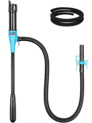 SMART JERRY - Portable Fuel Transfer Pump Battery Powered - 2.8 GPM Electric Liquid Transfer Pump for Gasoline, Water, Oil, 12V Hand Siphon Pump for Car, Boat, RV, Farm & Home Use