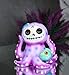 Ebros Furry Bones Octopee The Purple Octopus Skeleton Figurine 2.5