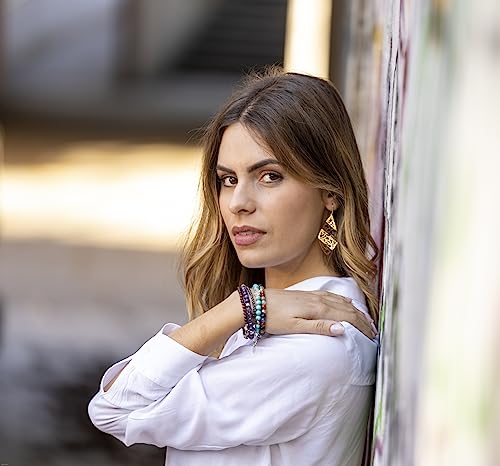 10:10 Bracciale con Pietre Naturali Diaspro Rosso