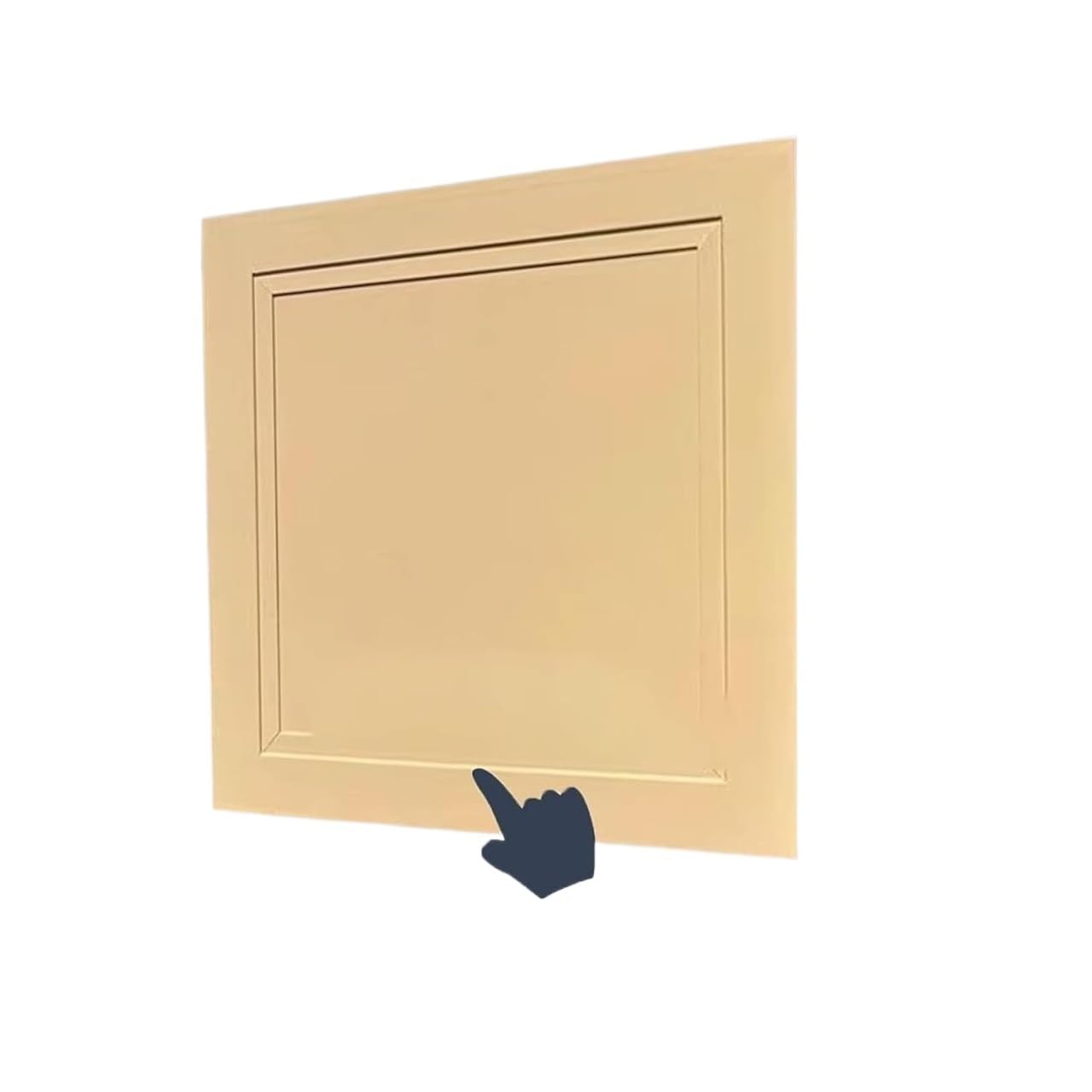 Qhknuyoax Unique Colour Inspection Hatch Revision Door, Aluminum Push Button Access Panel For Drywall Multicolor Multiple Sizes(,15X15cm/6X6in)