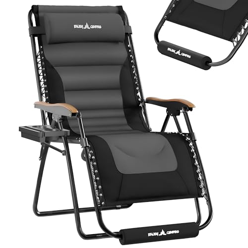 Image of UDPATIO Oversized Zero Gravity Chair Outdoor Folding Padding Recliner