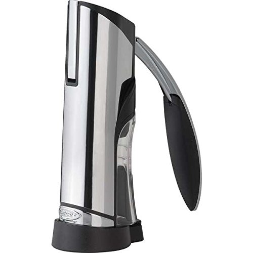 Trudeau "à la Maison Profi Edelstahl Korkenzieher Weinflaschenöffner mit Hebel Funktion, Flaschenöffner inkl. Folienschneider,klassich eleganter Korkenheber für Weinflaschen, Silber (3.Generation)