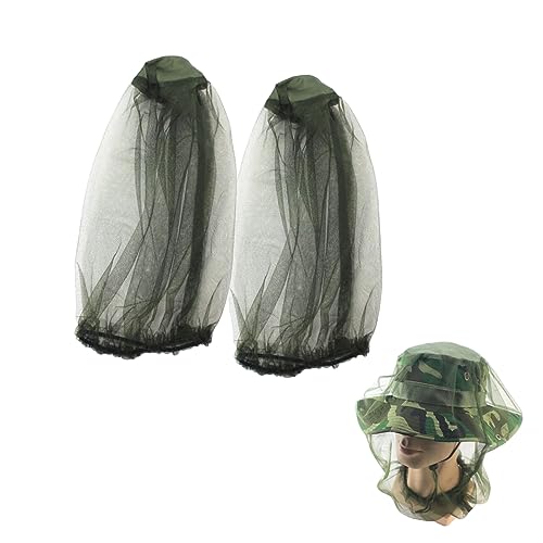 2 Pcs Mosquito Head Net, Red para la Cabeza a Prueba de Mosquitos para Actividades al Aire Libre miniatura 1
