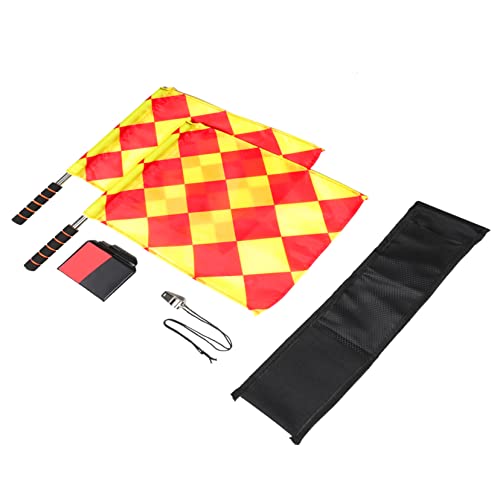 Banderines y silbato para árbitro de fútbol KOMBIUDA miniatura 1