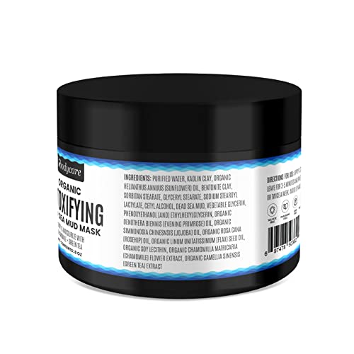 Ibodycare Dead Sea Mud Mask Bundle For Cleansing Face And Body, Clean Pores, Purify, Moisturize With Kaolin Clay, Green Tea, Bentonite Clay (Unscented) #TOP6