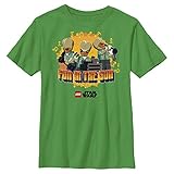 LEGO® Kids Star Wars Fun in The Sun Boys Short Sleeve Tee Shirt, Kelly Green, Medium