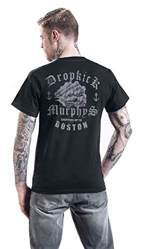 Dropkick Murphys Cursive Uomo T-Shirt Nero XXL