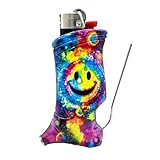 Toker Poker - Bic Lighter Case Multi Tool, Smiley Face Design, All Inclusive Tool for Camping and Other