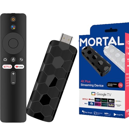 Android TV Stick 4K Streaming Media Player, 2GB RAM 16GB ROM Tv stick box, 8K Video Decoding, WiFi 6 & Bluetooth 5.4, USB 3.0, 4K@60Hz HDMI 2.0, for Home Entertainment Live Sports