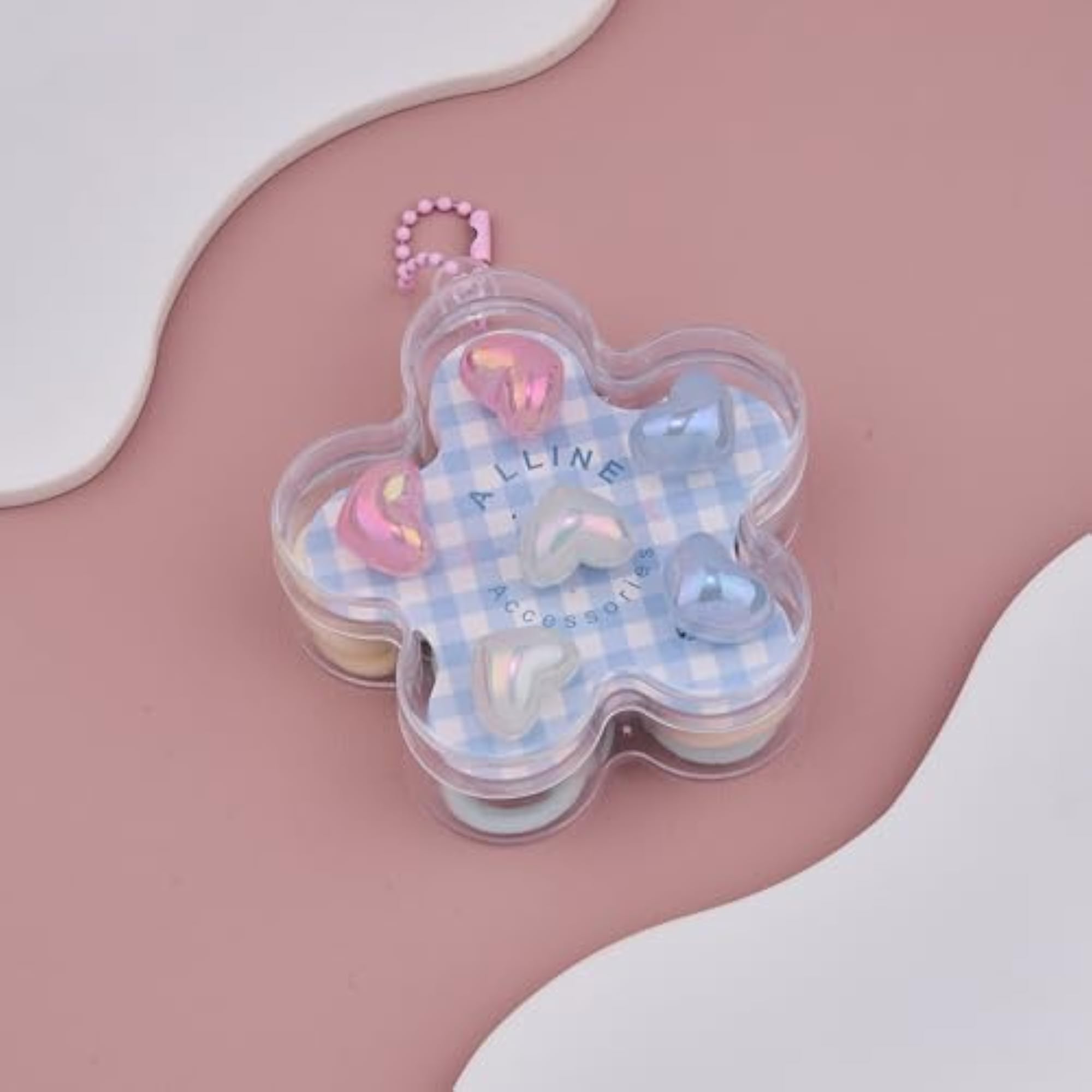 Soft Pastel Heart Hair Bands Multipack