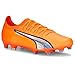 PUMA Mens Ultra Ultimate Soccer Cleats Cleated, Firm Ground, Turf - Orange - Size 9.5 M