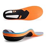 Walkomfy Plantar Fasciitis Insoles High Arch Support Shoe Inserts, Pain Relief Orthotics for Foot Pain,Flat Feet,Metatarsalgia, Work Boot Insoles for Men Women, All Day Support and Comfort