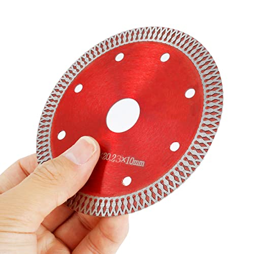 2 Stück Super Dünn Diamant Sägeblatt zum Schneiden von Porzellan Fliesen Baumaterialien, Granit Marmor Keramik (Ø 125 mm) Cover
