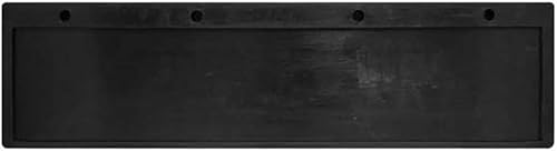 Miniatura 1 de Juego de 2 aletas de barro para guardabarros para semirremolques de goma negra, 20.75 x 5.25 pulgadas