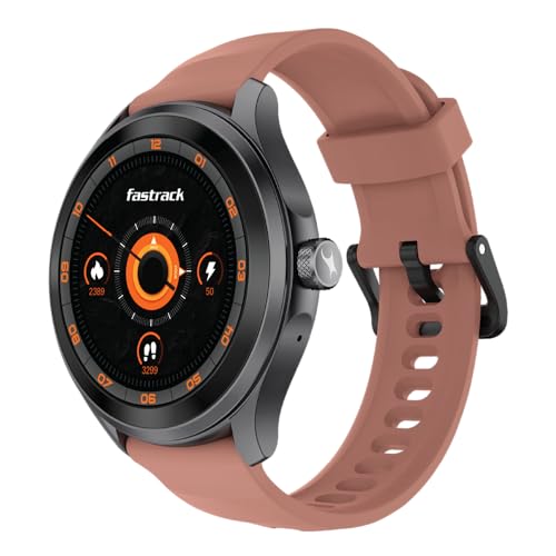 Fastrack VOX Pro Smart Watch with Offline Voice Commands,to-Do List, Rotary Crown, 1.38” TFT Display, BT Calling, 24/7 Health Suite, SpO2, HRM, Sleep 