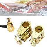Car Battery Terminal Connector, Pure Copper Battery Terminal Pure Copper Cable End...