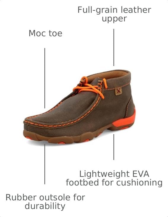 Image of Twisted X Women's Steel Toe Chukka Driving Moc