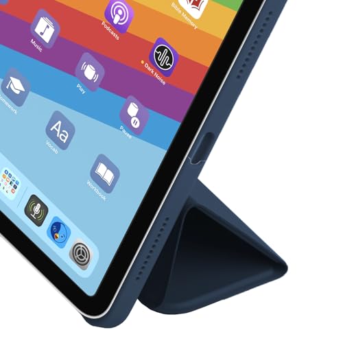 Image of Arctic Fox Smart Folio Case for iPad Pro 11 inch Cover Case (M4 2024) withiPad Pro 11 inch 2024, Trifold Multi Angle Stand,Auto Wake /Sleep, Durable Protection, PU+PC+TPU, Blue