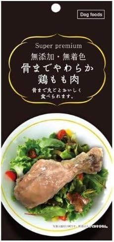 ペットライフクリエイト [隔月6回 定期便]無添加・無着色 骨までやわらか 鶏もも肉 1本×24袋 ペットフード 定期便
