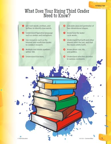Summer Blast: Getting Ready for Third Grade - Full-Color Workbook for Kids Ages 7-9 - Reading, Writing, Art, and Math Worksheets - Prevent Summer Learning Loss - Parent Tips - Image 4